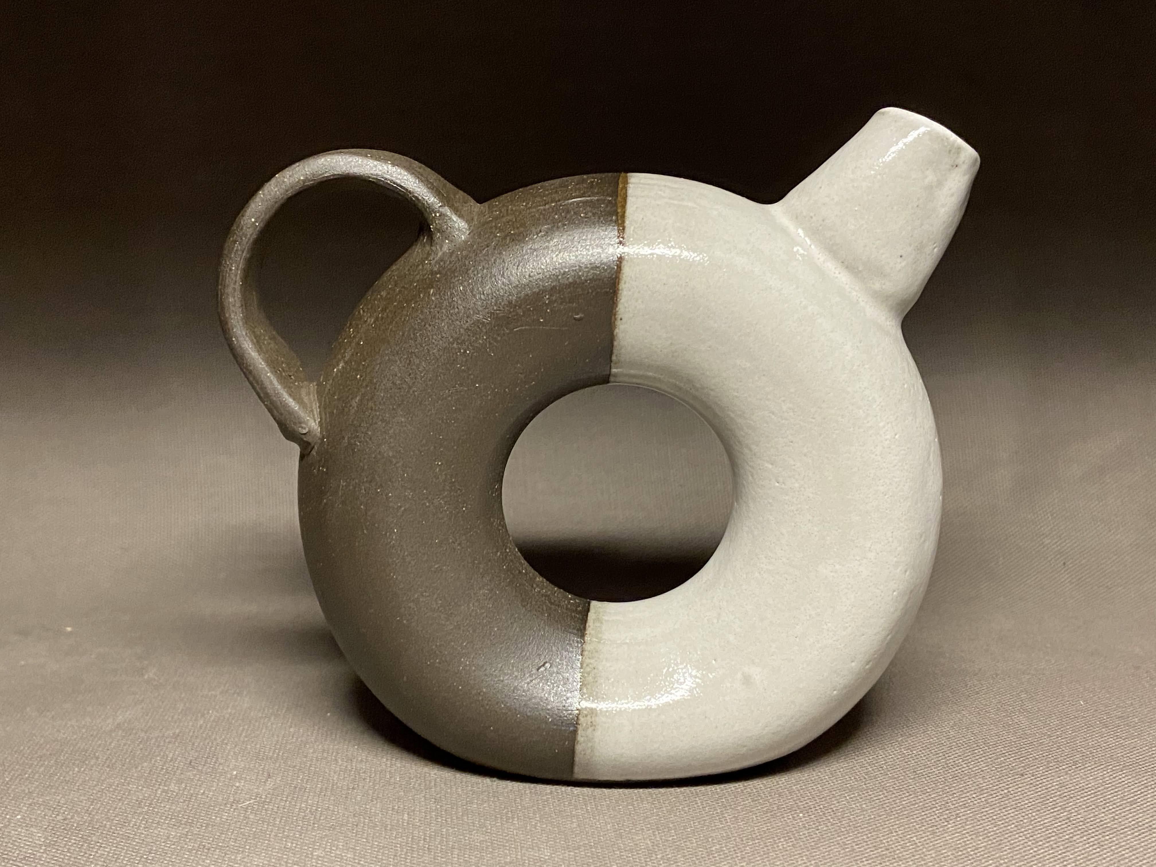 A handmade serving piece by Nerdworks Pottery